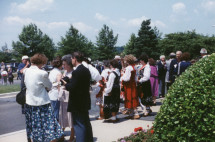 Reportage photographique de la translation de la dépouille mortelle de Paderewski du cimetière national d'Arlington à la cathédrale Saint-Jean de Varsovie, au début de l'été 1992