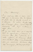 Lettre (avec enveloppe) adressée par Paderewski à Isidore Philipp, à Paris, de Londres le 28 février 1897