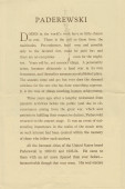 Libretto (en deux parties) du récital Chopin donné par Paderewski le 21 mars 1926 à l'Exposition Auditorium de San Francisco (Californie) (h-j)