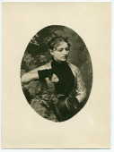 Photographie de la sœur de Paderewski, Antonina, jeune femme