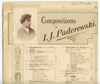 Partition de la «Légende» (n° 1) tirée des «Miscellanea, série de morceaux pour piano» op. 16 n° 1 de Paderewski (Ed. Bote & G. Bock, Berlin)